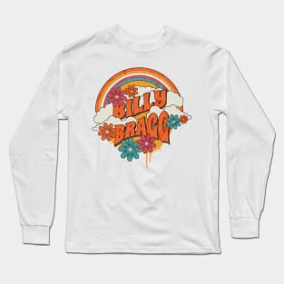 Retro Rainbow - Billy Bragg Long Sleeve T-Shirt